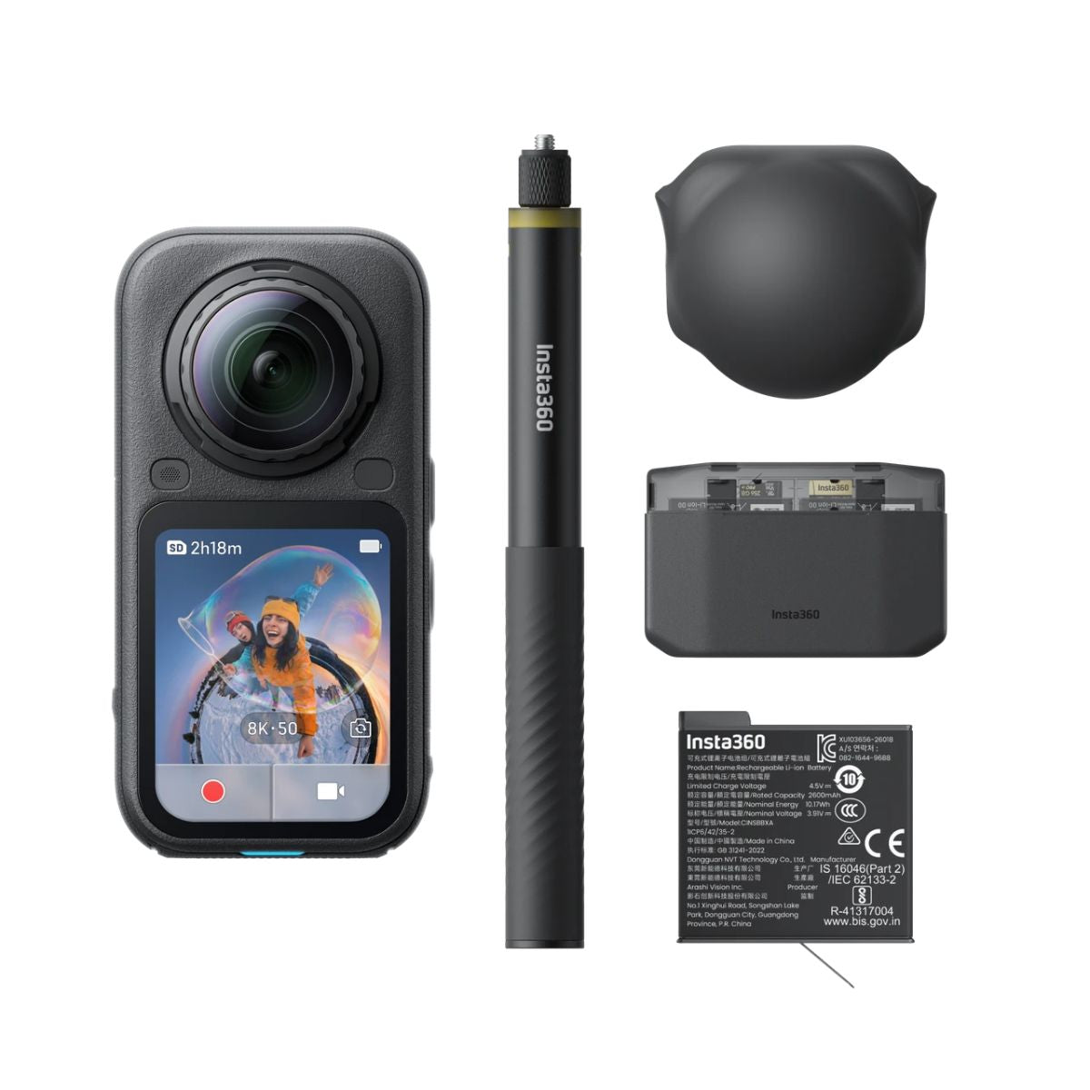 Insta360 X6 8k 360 Essentials Bundle Global