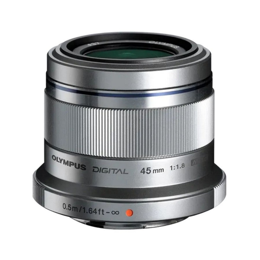 OM System M.ZUIKO DIGITAL ED 45mm F1.8 Lens - Silver