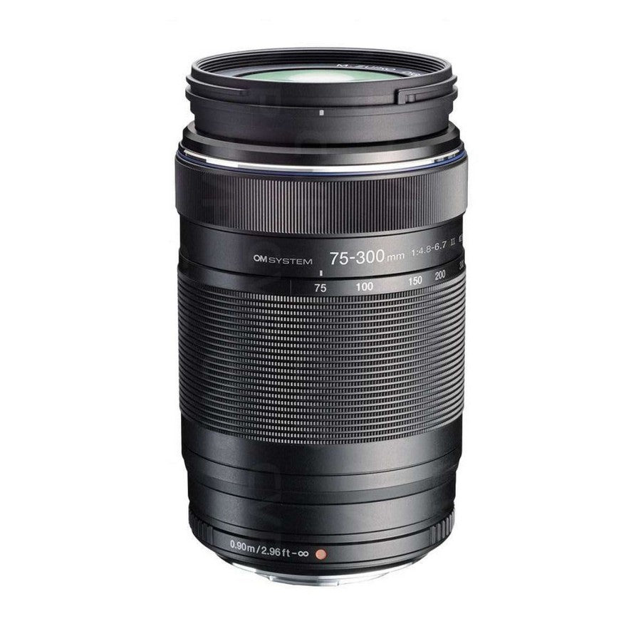 OM System M.ZUIKO DIGITAL ED 75-300mm F4.8-6.7 II Lens - Black