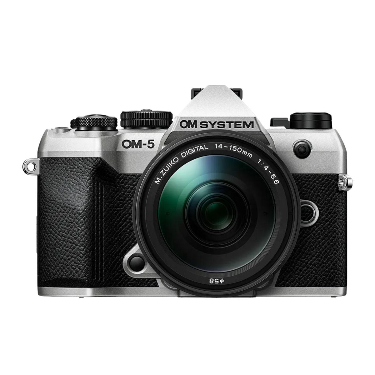Olympus OM SYSTEM OM-5 Mirrorless Camera with 14-150mm F4-5.6 II Lens - Silver