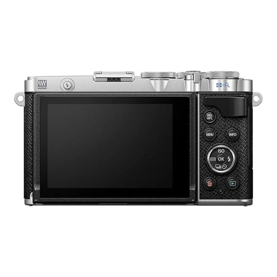 Olympus OM SYSTEM PEN E-P7 Mirrorless Camera and 14-42mm F3.5-5.6 EZ Lens and 40-150mm F4-5.6 R Lens KIT - Silver