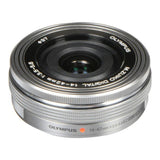 Olympus OM SYSTEM PEN E-P7 Mirrorless Camera and 14-42mm F3.5-5.6 EZ Lens and 40-150mm F4-5.6 R Lens KIT - Silver