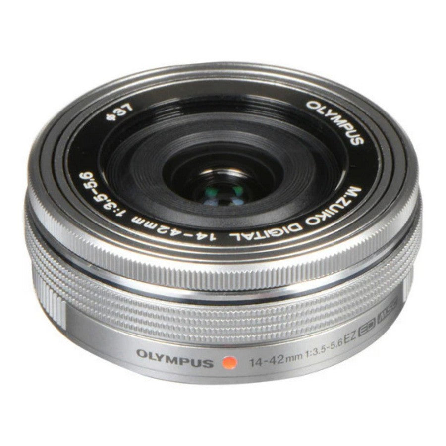 Olympus OM SYSTEM PEN E-P7 Mirrorless Camera and 14-42mm F3.5-5.6 EZ Lens and 40-150mm F4-5.6 R Lens KIT - Silver