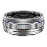 Olympus OM SYSTEM PEN E-P7 Mirrorless Camera and 14-42mm F3.5-5.6 EZ Lens and 40-150mm F4-5.6 R Lens KIT - Silver
