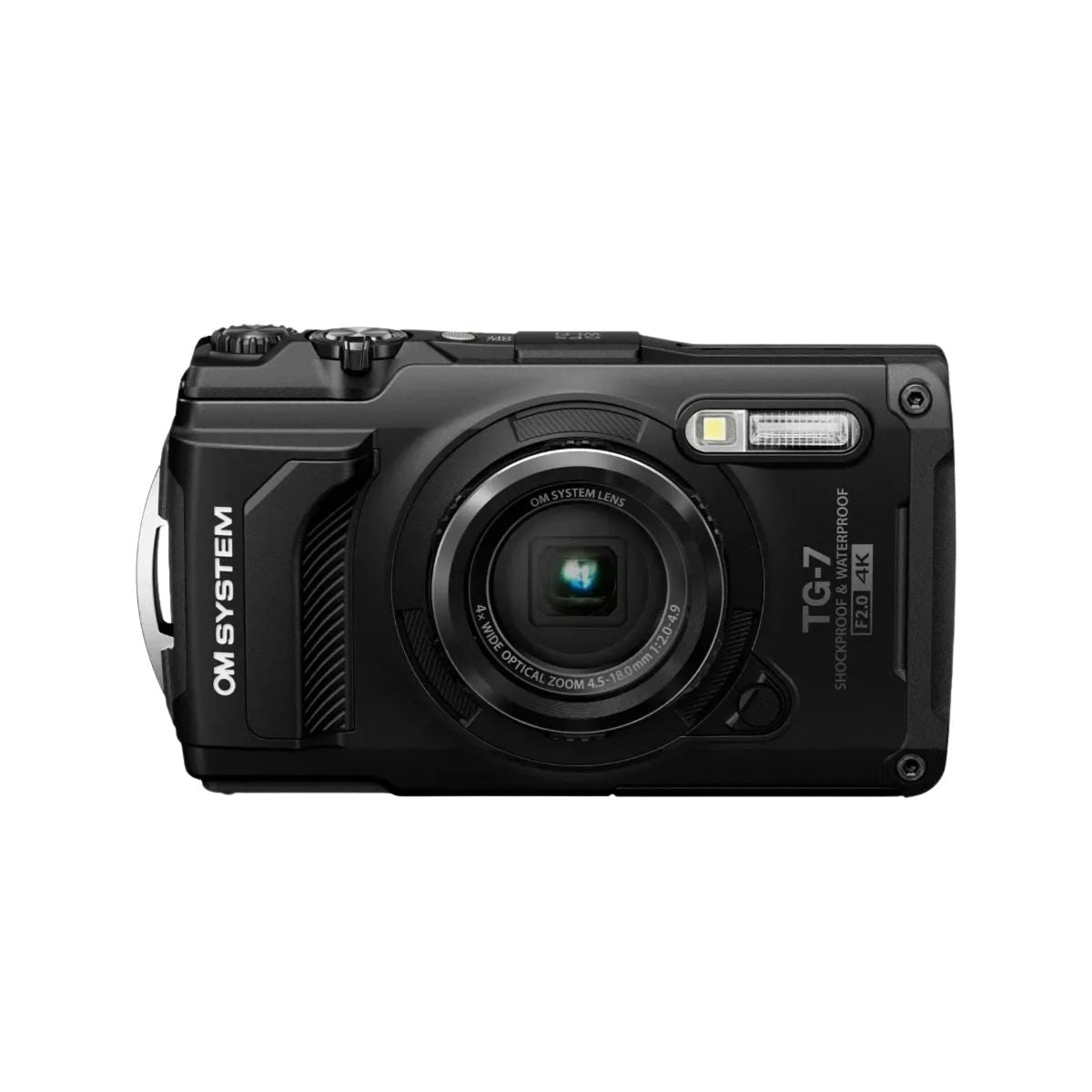 Olympus OM SYSTEM Tough TG-7 Compact Camera - Black